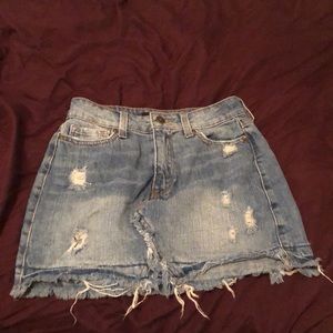 jean skirt